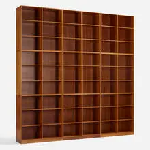 Bookcases, set of nine by Mogens Koch, c. 1960, mahogany, sold Nov 2022