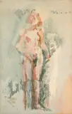 Dampierre by Otto Schauer, 1965, oil on canvas, sold Dec 2024