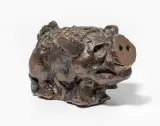 Milleniumsschwein by Alfred Hrdlicka, 2000, bronze, sold Dec 2024