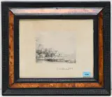 Landschaft mit der saufenden Kuh by Harmensz. van Rijn Rembrandt, etching, sold Dec 2024
