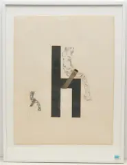 Ohne Titel by Jürgen Brodwolf, 1972, pencil, offered Dec 2024