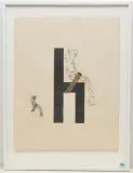 Ohne Titel by Jürgen Brodwolf, 1972, pencil, offered Dec 2024