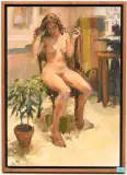 October by Philip Geiger, 1995, oil, sold Dec 2024