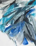 Hooph III by Karl Otto Götz, 1994, gouache, sold Dec 2024