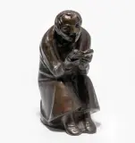 nach "Der Buchleser by Ernst Barlach, bronze, sold Dec 2024