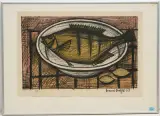 Poisson by Bernard Buffet, 1953, color lithograph, offered Dec 2024