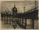 Le Pont des Arts by Bernard Buffet, 1962, lithograph, sold Dec 2024