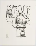 Blatt 12 aus: "Unité by Le Corbusier, 1953, aquatint, sold Dec 2024
