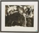 Casper am Lukmanier by Horst Janssen, 1974, aquatint, offered Dec 2024