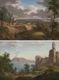 Gegenstücke: Sizilien / Castellamar by Jakob Wilhelm Hüber, oil on canvas, offered Dec 2024