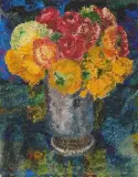Blumen by Augusto Giacometti, oil on canvas, offered Dec 2024