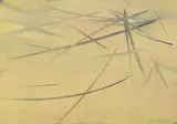 Prairie by Hugo Weber, 1951, oil, offered Dec 2024