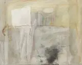 Stromboli by Hans Falk, 1963, mixed media, offered Dec 2024