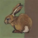 Hase by Fritz Hug, oil on board, offered Dec 2024
