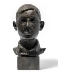 Knabenbüste by Karl Geiser, bronze, sold Dec 2024