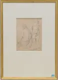 Deux baigneuses by René Victor Auberjonois, pencil, offered Dec 2024