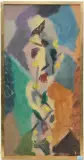 Etude Arlequin by Fernand Dubuis, oil on board, sold Dec 2024