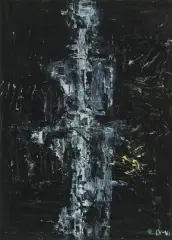 Ohne Titel by Dea Murk, 1965, oil, offered Dec 2024