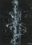 Ohne Titel by Dea Murk, 1965, oil, offered Dec 2024