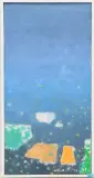 Die lichten Inseln by Hermann Alfred Sigg, 1977, acrylic, sold Dec 2024