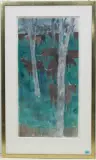 Kühe auf der Weide by Hermann Alfred Sigg, 1958, watercolor, offered Dec 2024