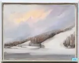 Vignes en Hiver by Isabelle Tabin-Darbellay, 1987, oil on canvas, offered Dec 2024