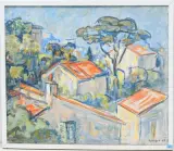 Toits de Provence by Heini Waser, 1967, oil on canvas, sold Dec 2024