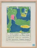 Solothurn 1868–1961 Oschwand) Neujahrsblatt by Cuno Amiet, 1957, color lithograph, sold Dec 2024