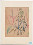Reiter by Paul Camenisch, lithograph, offered Dec 2024