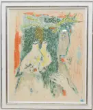 Der Wintertag by Alois Carigiet, 1965, color lithograph, sold Dec 2024