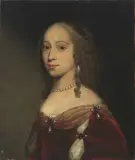 Umkreis Portrait einer Dame by Gerrit van Honthorst, oil on canvas, sold Sep 2024
