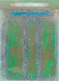 Monoliths by Charles Seliger, 1978, acrylic, offered Sep 2024