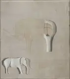 Cast the sleeping elephant by Mihail Simeonov, mixed media, offered Sep 2024