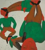 Ohne Titel by Anselm Stalder, 1981, oil on canvas, offered Sep 2024