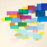 Komposition by Piero Dorazio, 1981, gouache, sold Sep 2024