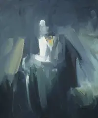 Ohne Titel by Michael van Ofen, 1996, oil on canvas, sold Sep 2024