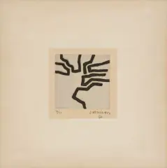 Ikara by Eduardo Chillida, 1967, aquatint, offered Sep 2024