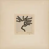 Ikara by Eduardo Chillida, 1967, aquatint, offered Sep 2024