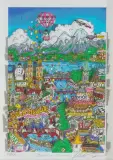 Best of Zurich by Charles Fazzino, color lithograph, sold Sep 2024
