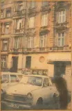 L'home a i la Ciutat" (Trabi) by Amador, 1994, photograph, offered Sep 2024