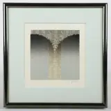 Untitled by Chi Fun, lithograph for Lufthansa Airlines first class passengers, sold Aug 2024
