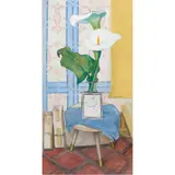 Untitled (Calla Lily) by William A. Gaw, oil on canvas, sold Jun 2022