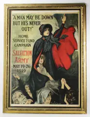 Salvation Army by Frederick Duncan, 1919, WWI Poster, sold Oct 2024