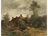 De Cernay by Paul Désiré Trouillebert, oil on canvas, sold Sep 2025