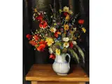 Feldblumenstrauss in Fayencekrug by Marcel Dyf, oil on canvas, offered Sep 2025