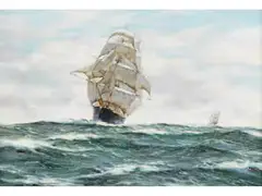 Skipper „blue Jacket“ by Henry Scott, oil on canvas, offered Jun 2025