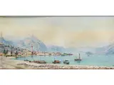 Menaggio by Gabriele Carelli, watercolor, offered Dec 2016