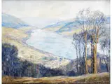 Vorfrühling am Rhein by Otto Eduard Pippel, oil on canvas, offered Jun 2025