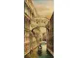 Venedig, Ansicht der Seufzerbrücke by Marco Grubacs, oil on panel, offered Sep 2023