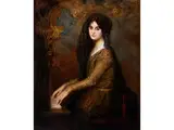 Portrait Einer Trauernden, Jungen Frau an Einer Orgel by Eduard Veith, oil on canvas, sold Jul 2015